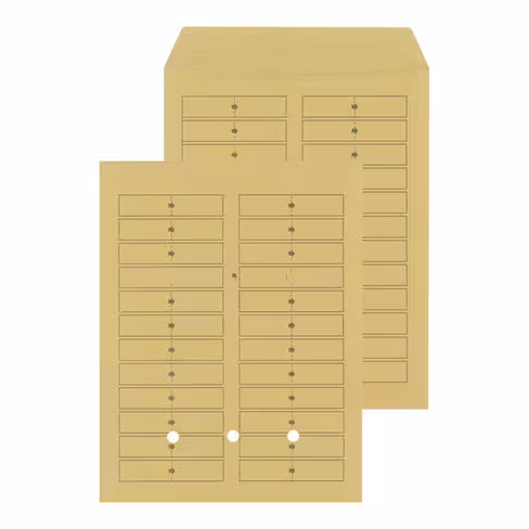 Pochette inter-services sans soufflet - 260 x 330 mm - kraft 120 g - lot de 250