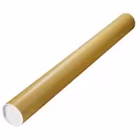 Tube envoi postal rond Tidypac - 750 x 50 mm - carton rigide de sécurité