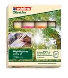 Surligneur Edding24 Ecoline - coloris assortis - lot de 4