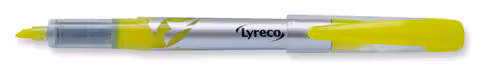 Surligneur encre liquide Lyreco - jaune