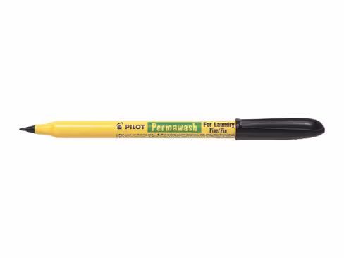 Marqueur textile Pilot Permawash - noir