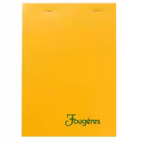 Bloc de bureau A5 Fougeres - 80 feuilles 80 g - quadrillé 5 x 5