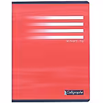 Cahier Calligraphe 17 x 22 cm reliure piquée - 96 pages réglure 5 x 5