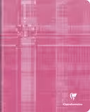 Cahier Clairefontaine reliure piquée - 17 x 22 cm - 96 pages réglure Seyès