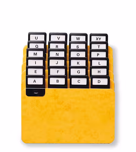 Intercalaire avec index alphabétique Exacompta - carte de Lyon - 21 x 14,8 cm - lot de 25