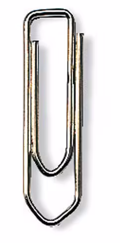 Trombone triangle Lyreco - 25 mm - lot de 100