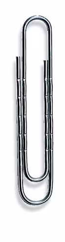 Trombone ondulé arrondi Lyreco - 50 mm - lot de 100