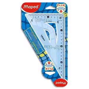 Equerre 60° incassable - 26 cm