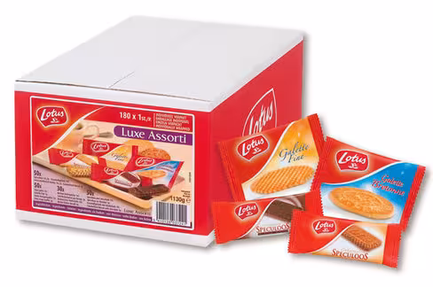 Biscuits Lotus luxe assortis boite de 1kg