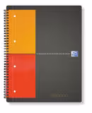 Cahier A4+ Notebook 160 pages 80 g perforées quadrillé 5 x 5