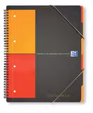 Cahier Oxford organiserbook A4+ 160 pages perforées - quadrillé 5 x 5