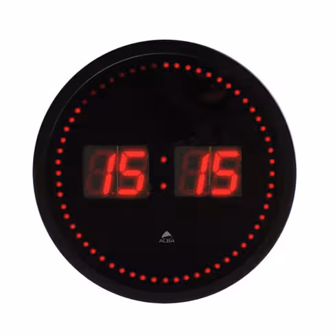 Horloge led Alba haute visibilité compteur des secondes - abs 30cm
