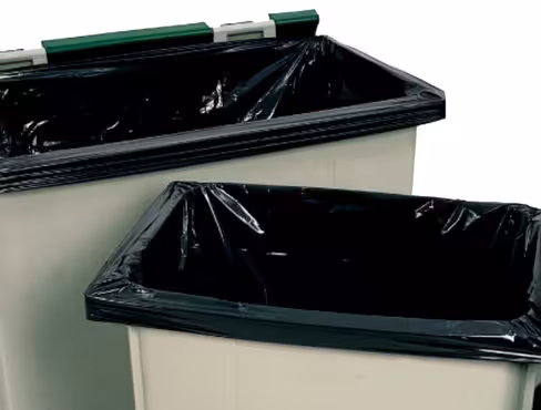 Housse 120L noir 20µ ECO PEBD - 1 carton de 200
