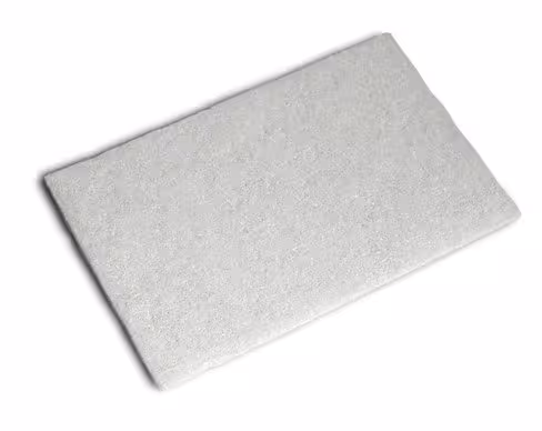 Tampon à récurer rectangle blanc - lot de 10