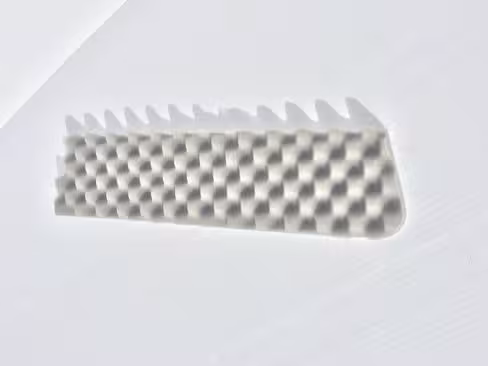 Semelle mousse pour support de gaze - grise - l. 55 cm