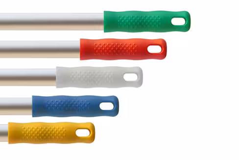 Manche fibre de verre alimentaire - l. 140 cm - rouge - à l'unité