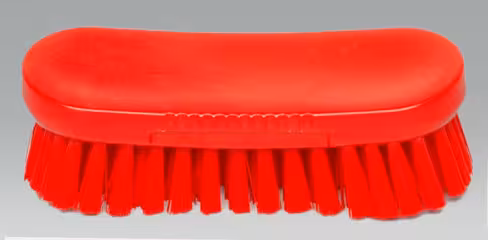 Brosse à main alimentaire rouge - à l'unité