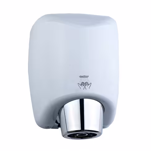 Sèche-mains combiné air pulsé + résistance - Airfly A380 - epoxy blanc