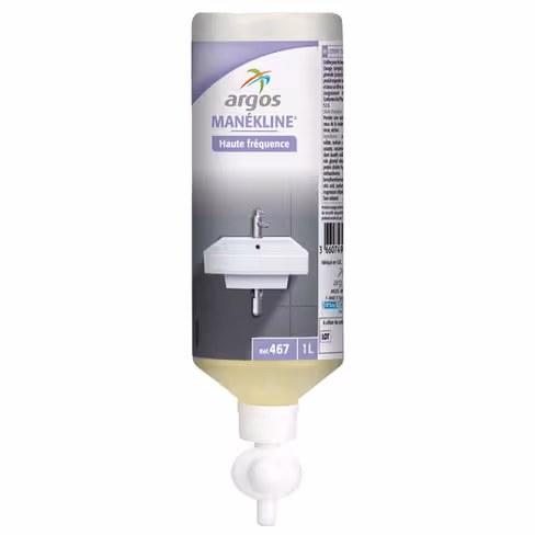 Lotion nettoyante parfumée 3 en 1 Haute frequence + Manekline - cartouches airless - carton de 6 x 1 l