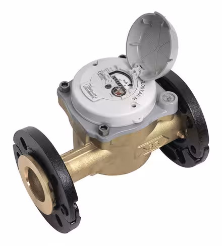 Compteur d'eau industriel Flostar M 65 - DN65 - l.300 mm - R400 - corps laiton - cadran verre