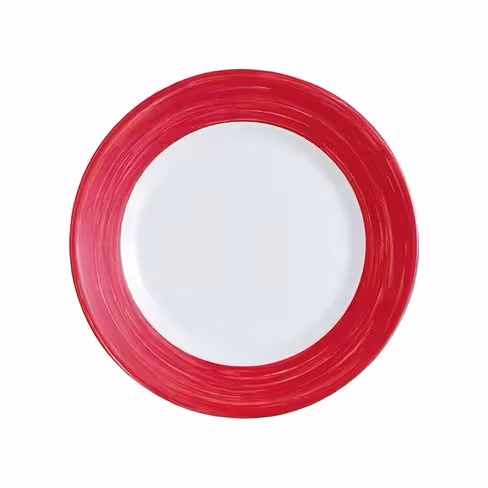 Assiette plate Brush cherry Ø 23,5 cm - lot de 6