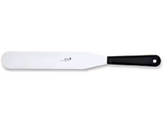 Spatule droite manche polypropylène - lame inox l. 25 cm