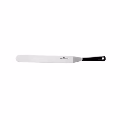 Spatule coudée manche polypropylène - lame inox l. 29 cm