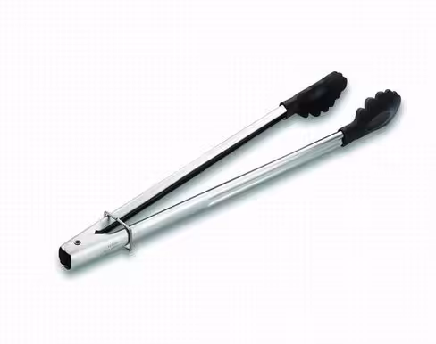 Pince de service inox embout nylon - l. 30 cm