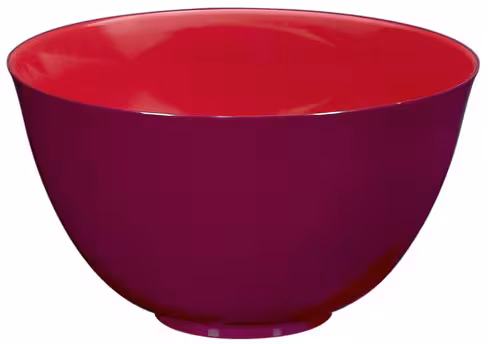 Saladier rond mélamine Vestah Ø 30 cm - rubis/cerise - lot de 4