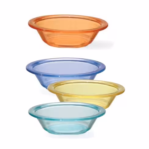 Compotier rond empilable copolyester 10 cl - vert - lot de 6