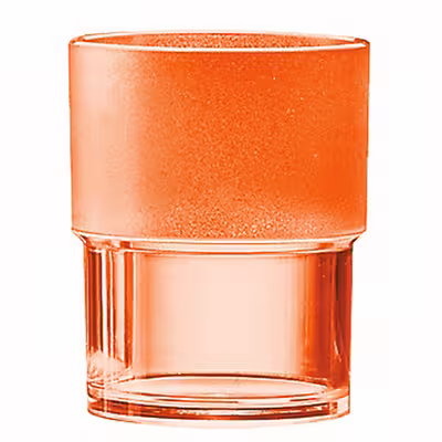 Gobelet empilable copolyester 20 cl - orange - lot de 10