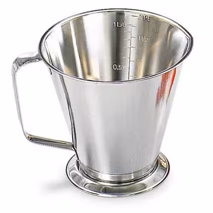 Mesure conique graduée inox - 100 cl