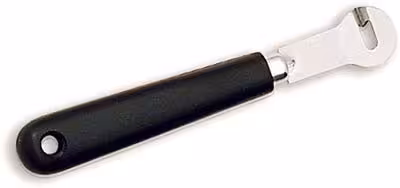 Canneleur gaucher inox - l. 14 cm