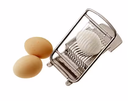 Coupe-oeufs en rondelles inox