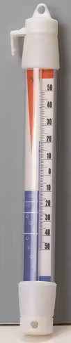 Thermomètre pour congélateur/réfrigérateur -50° +50° - l. 18,5 cm