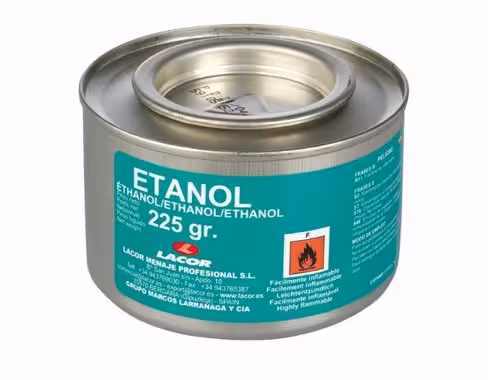 Alcool gélifié pour chauffe pour chafing dish - lot de 72 - boite de 230 gr
