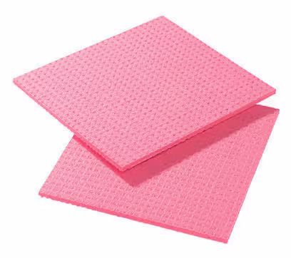 Carre éponge rose 206 x 185 lot de 10