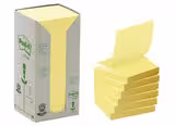 Bloc-notes Post-it - 76 x 76 mm - jaune - 16 blocs de 100 feuilles