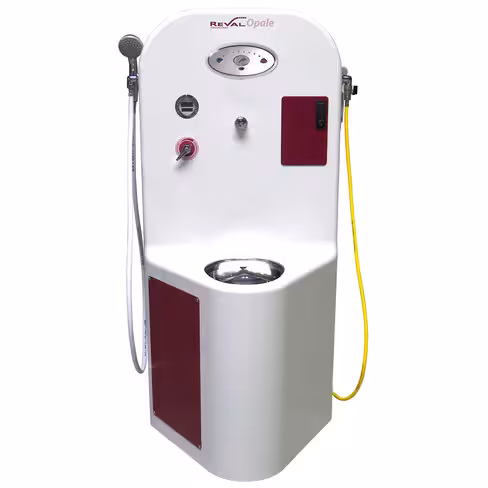 Tableau de commande de douche et de désinfection Opale - avec mitigeur sensitif et vidoir