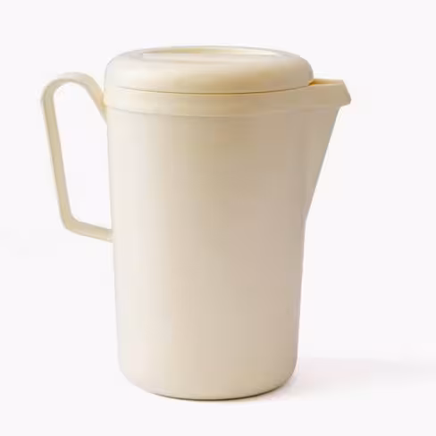 Pichet isotherme avec couvercle - 1,2 litres - blanc