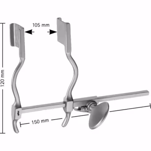 Ecarteur abdominal Hertzler