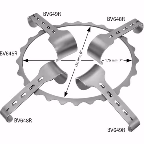 Cadre seul pour écarteur abdominal