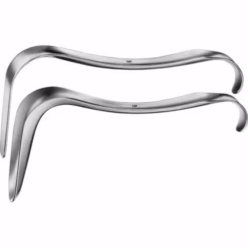 Jeu de spéculums vaginaux Kristeller