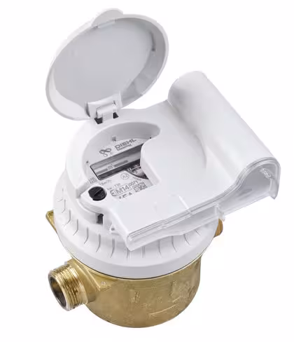 Compteur volumétrique Altair V5 - radio Izar RC868i G4 OMS DN 15 - l. 110 mm - R160 - laiton cadran verre - lot de 10