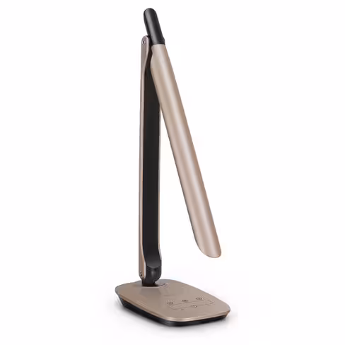 Lampe de bureau LED Eureka - coloris or/noir