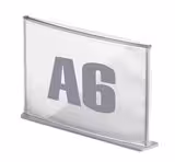 Plaque de signalisation A6 - polystyrène - anthracite - lot de 40