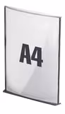Plaque de signalisation A4 - polystyrène - aluminium - lot de 12
