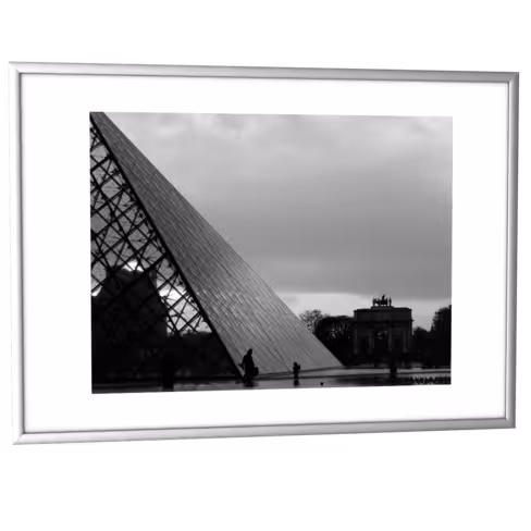 Cadre de décoration A3 - aluminium anodisé - lot de 6