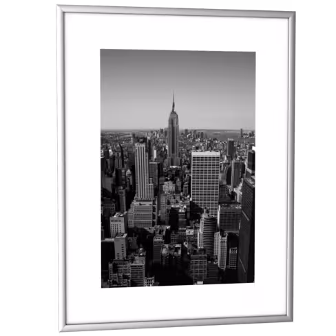 Cadre de décoration - 30 x 40 cm - aluminium anodisé - lot de 6