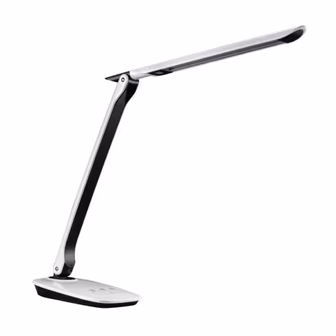 Lampe de bureau LED Eureka Blanc/noir